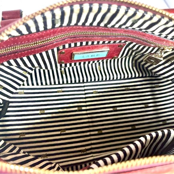 ❣️Reserved❣️LAMB Gwen Stefani Fadeout Satchel in Red Very Nice Condition! - Picture 11 of 14